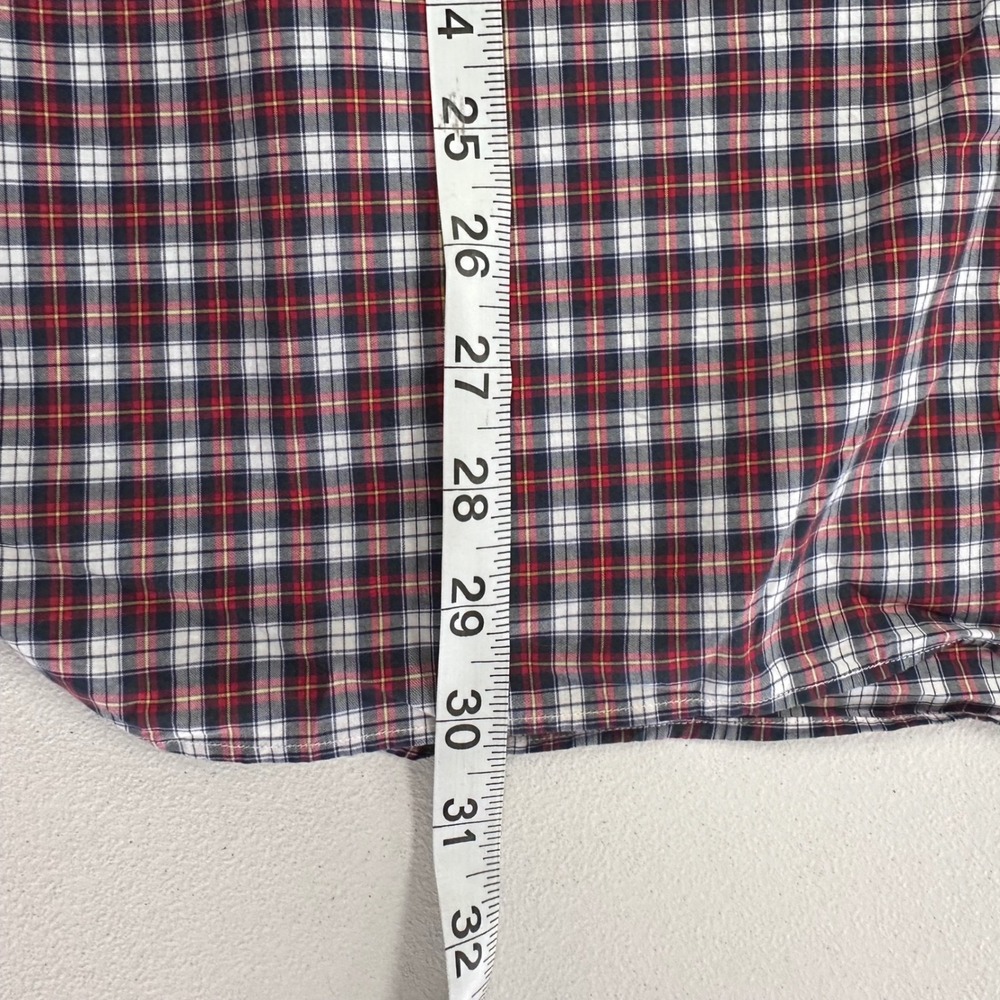 Ralph Lauren Plaid Button Down Shirt Long Sleeve Classic Fit Size 17 - Picture 12 of 12